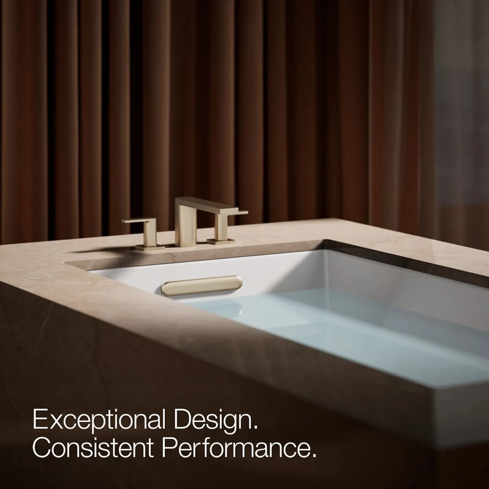 Deck-mount bath faucet^Kohler