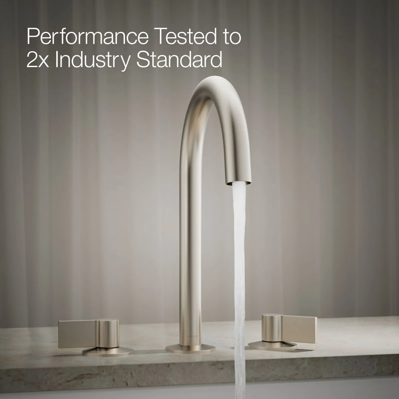 Deck-mount bath faucet handles with Lever design^Kohler Clearance