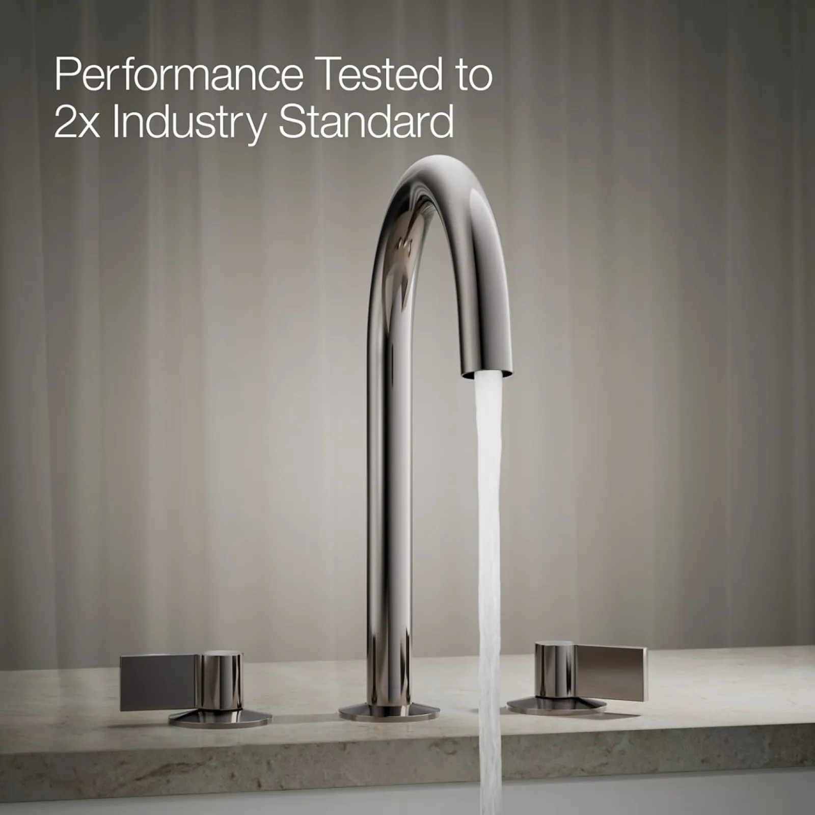 Deck-mount bath faucet handles with Lever design^Kohler Clearance