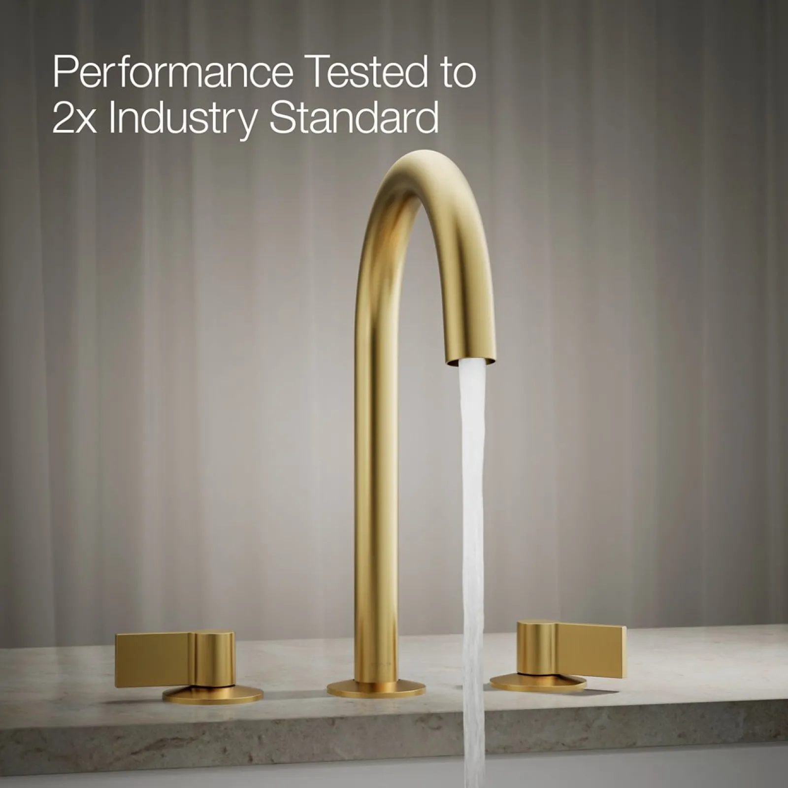 Deck-mount bath faucet handles with Lever design^Kohler Clearance