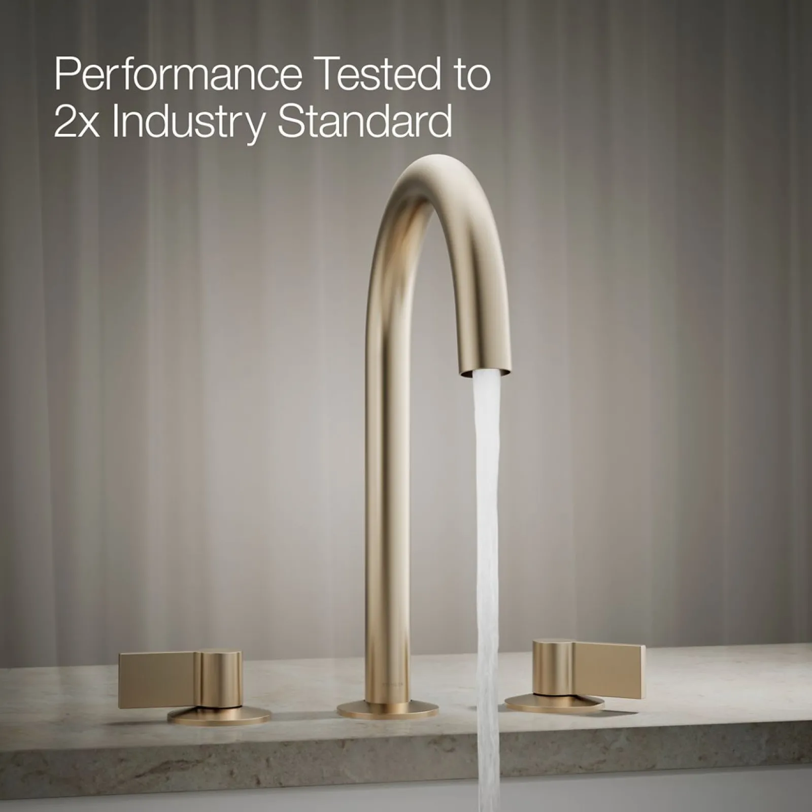 Deck-mount bath faucet handles with Lever design^Kohler Clearance