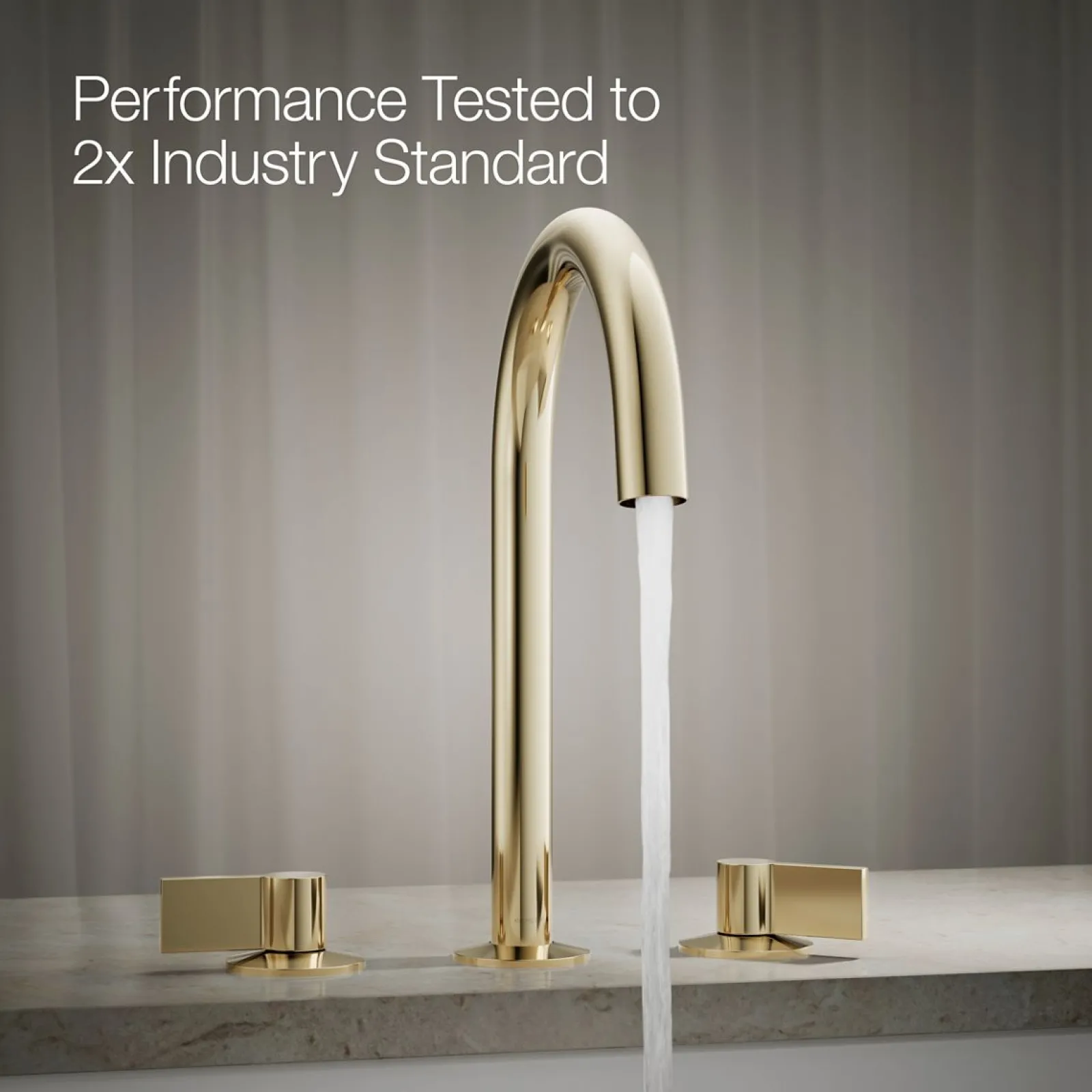 Deck-mount bath faucet handles with Lever design^Kohler Clearance