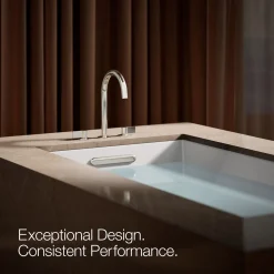 Deck-mount bath faucet handles with Lever design^Kohler Clearance