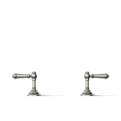 Deck-mount bath faucet handle trim with Lever design^Kohler New