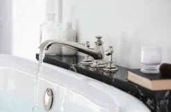 Deck-mount bath faucet handle trim with Lever design^Kohler New