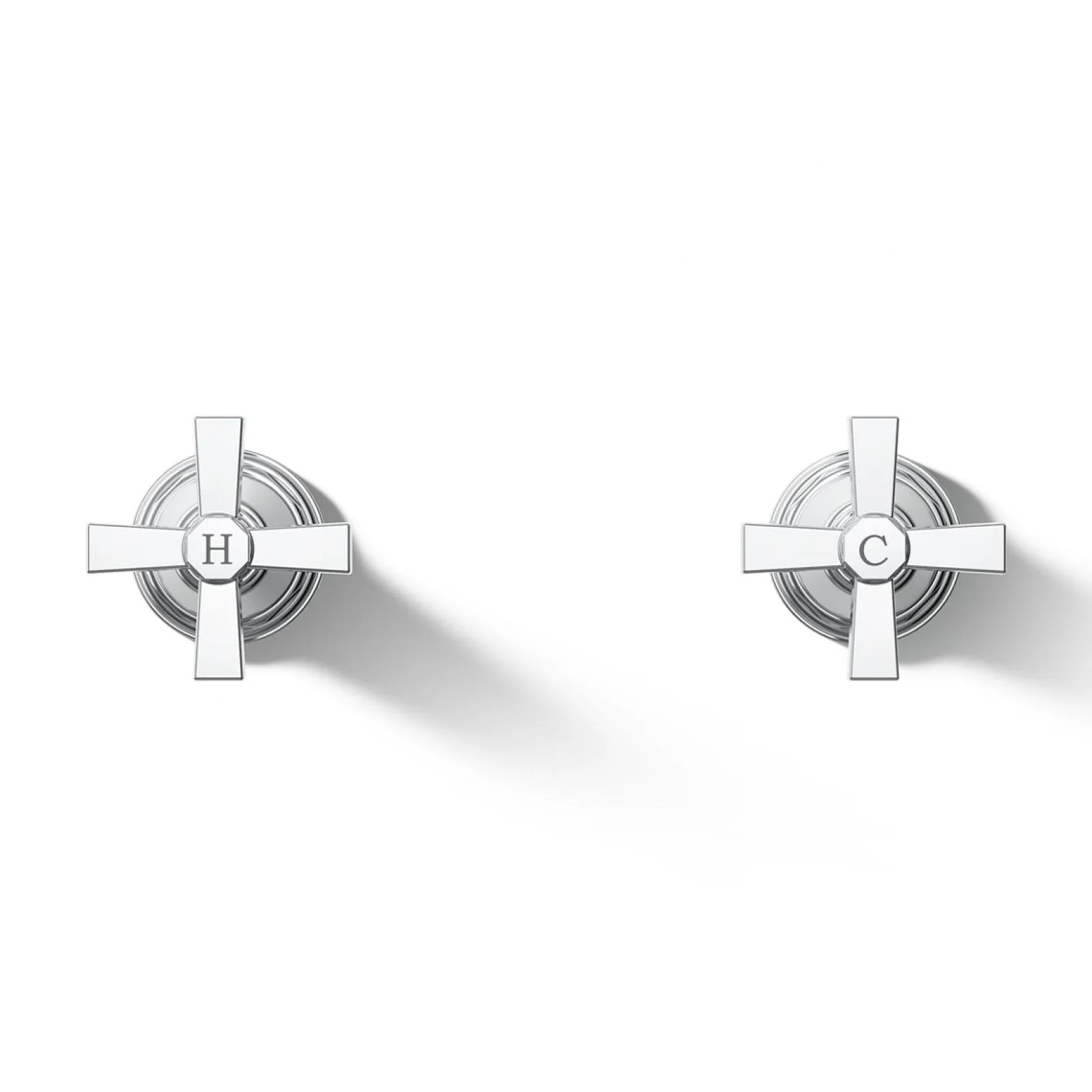 Deck-mount bath faucet handle trim with Cross design^Kohler Discount
