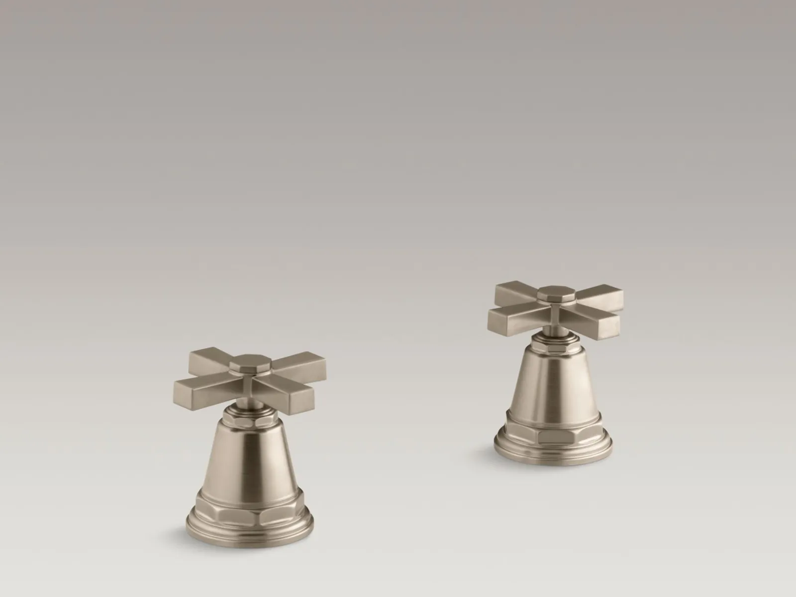 Deck-mount bath faucet handle trim with Cross design^Kohler Discount
