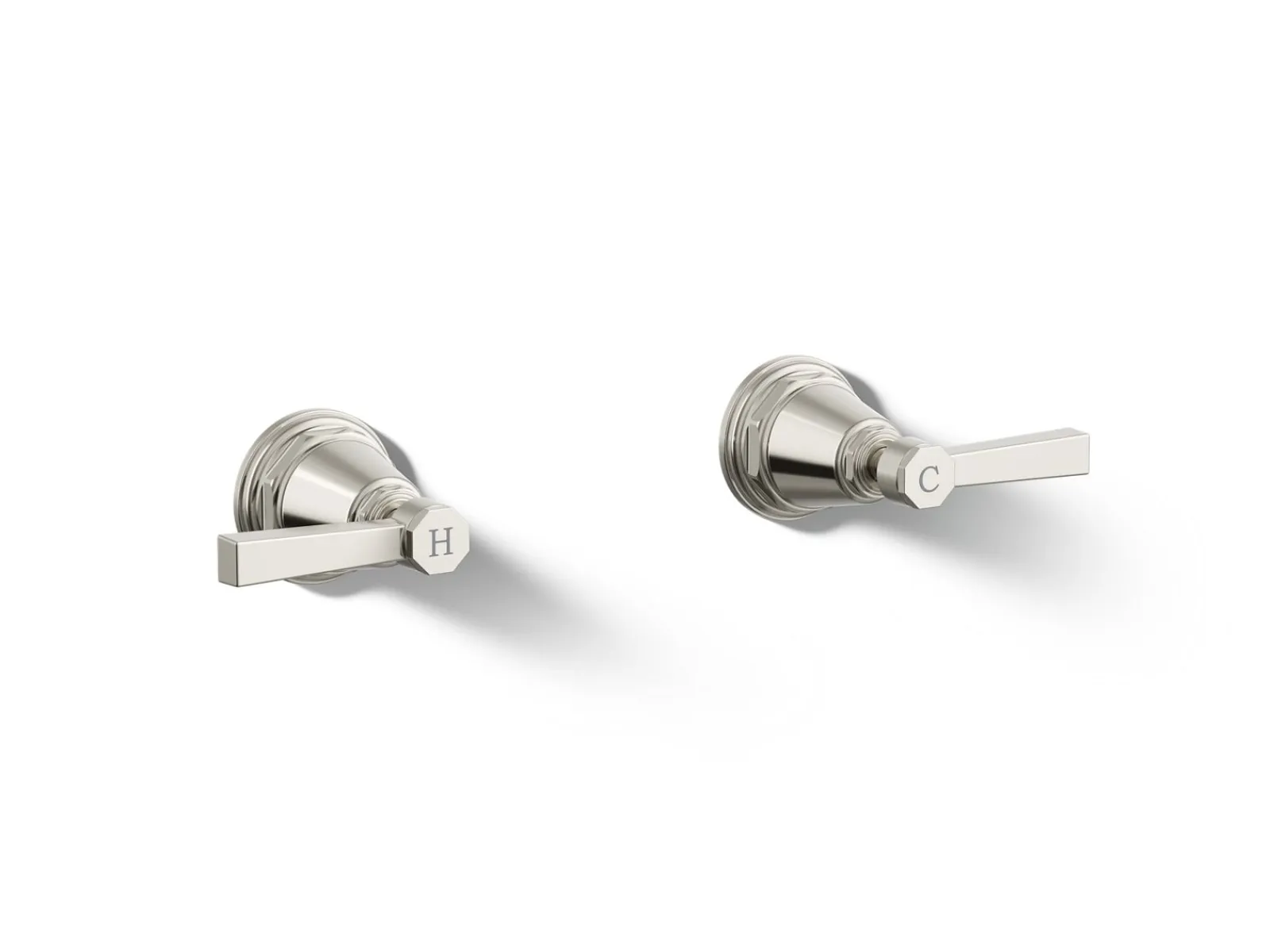 Deck-mount bath faucet handle trim with Lever design^Kohler Best