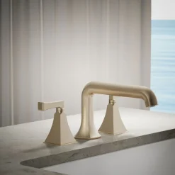 Deck-mount bath faucet handle trim^Kohler Online