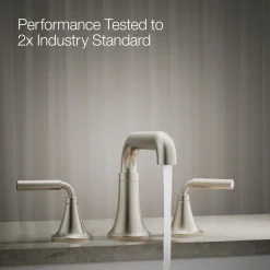 Deck-mount bath faucet trim^Kohler Hot