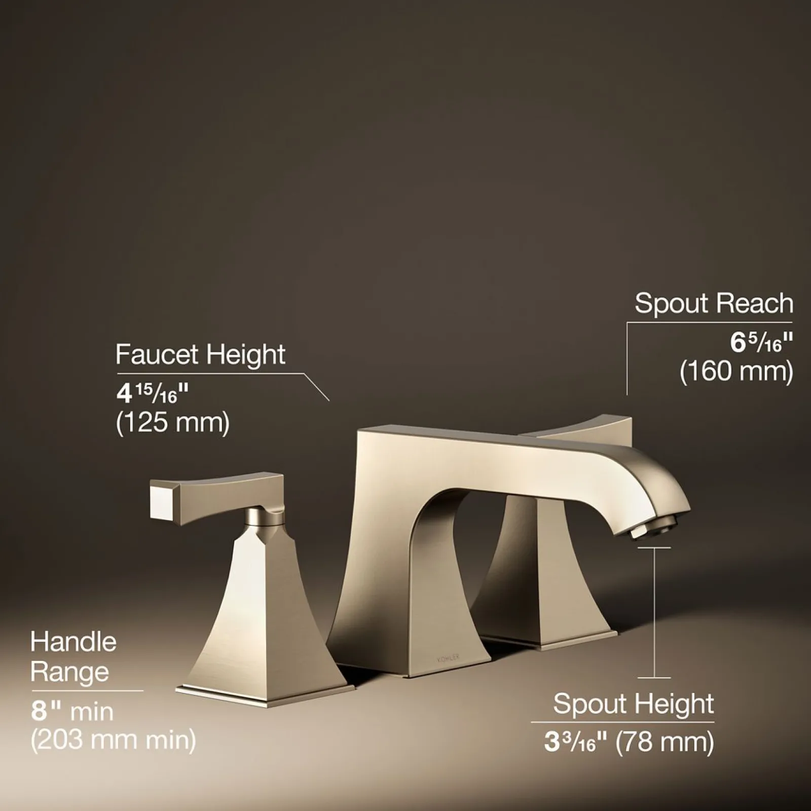 Deck-mount bath faucet trim^Kohler Outlet