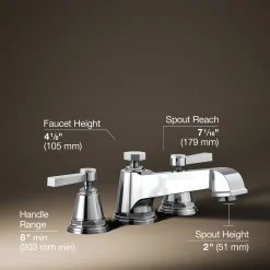 Deck-mount bath faucet trim^Kohler New