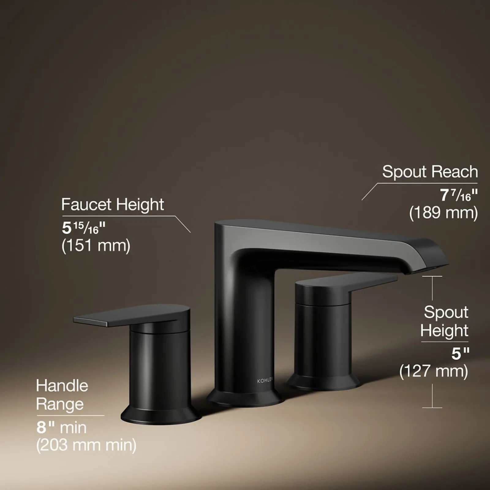Deck-mount bath faucet trim^Kohler Best