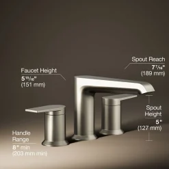 Deck-mount bath faucet trim^Kohler Best