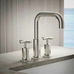 Deck-mount bath faucet trim with Cross handles^Kohler Sale