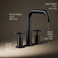 Deck-mount bath faucet trim with Cross handles^Kohler Sale