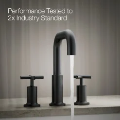 Deck-mount bath faucet trim with Cross handles^Kohler Sale