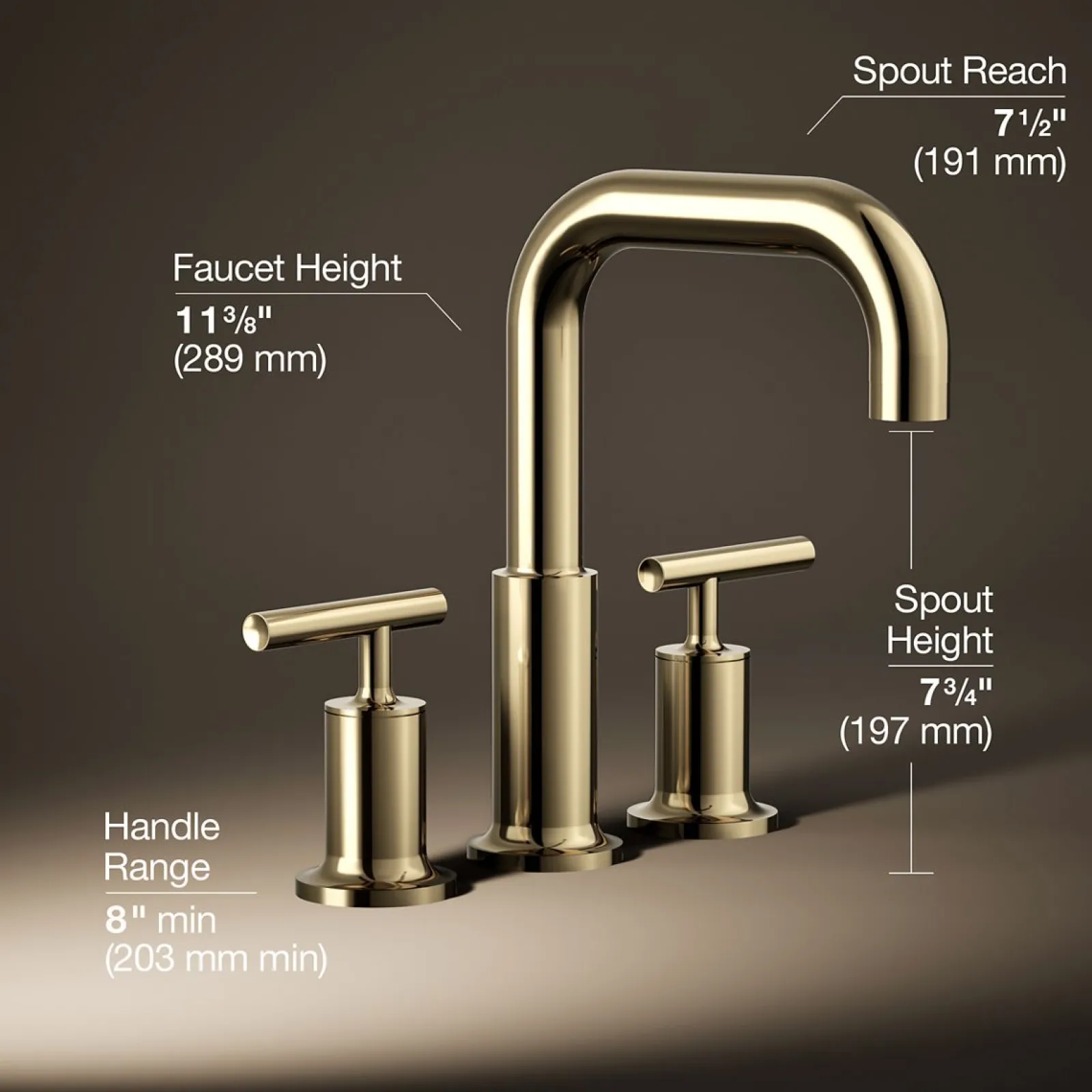 Deck-mount bath faucet trim with Lever handles^Kohler Outlet