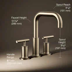 Deck-mount bath faucet trim with Lever handles^Kohler Outlet