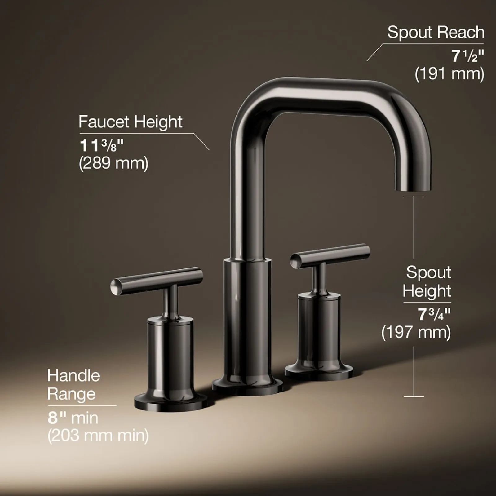 Deck-mount bath faucet trim with Lever handles^Kohler Outlet