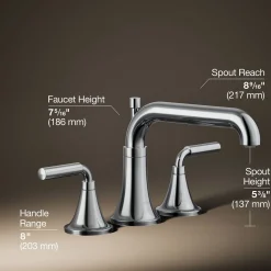 Deck-mount bath faucet trim with diverter^Kohler Best