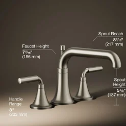 Deck-mount bath faucet trim with diverter^Kohler Best