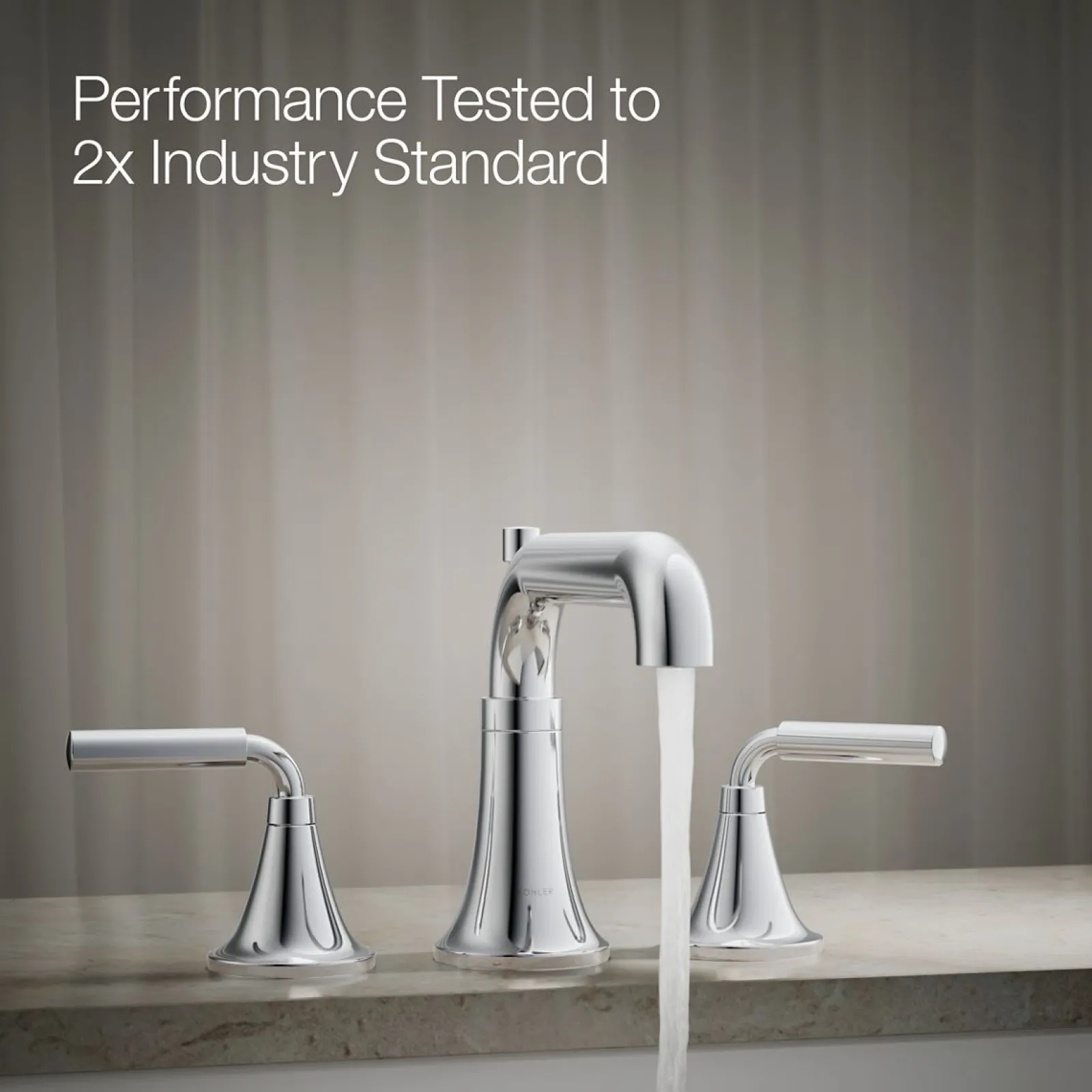 Deck-mount bath faucet trim with diverter^Kohler Best