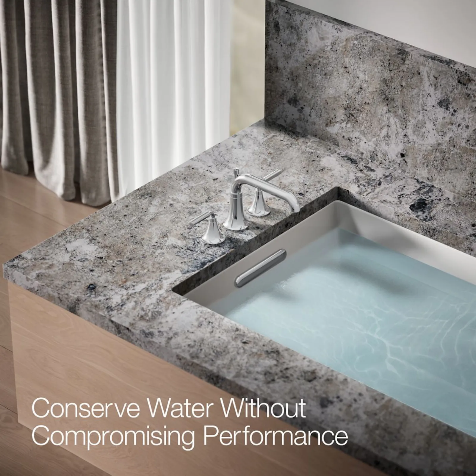 Deck-mount bath faucet trim with diverter^Kohler Best