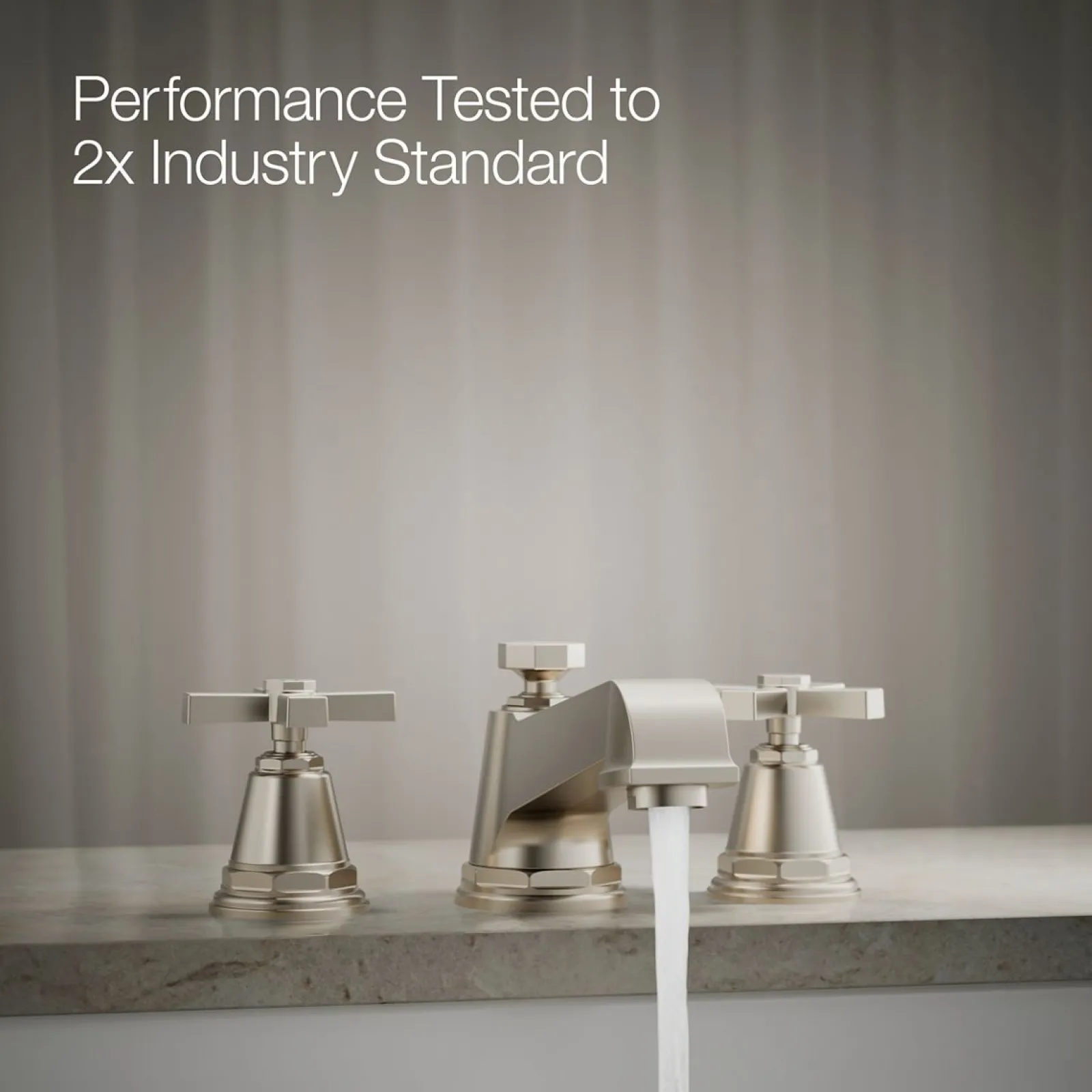 Deck-mount bath faucet trim with cross handles^Kohler Discount