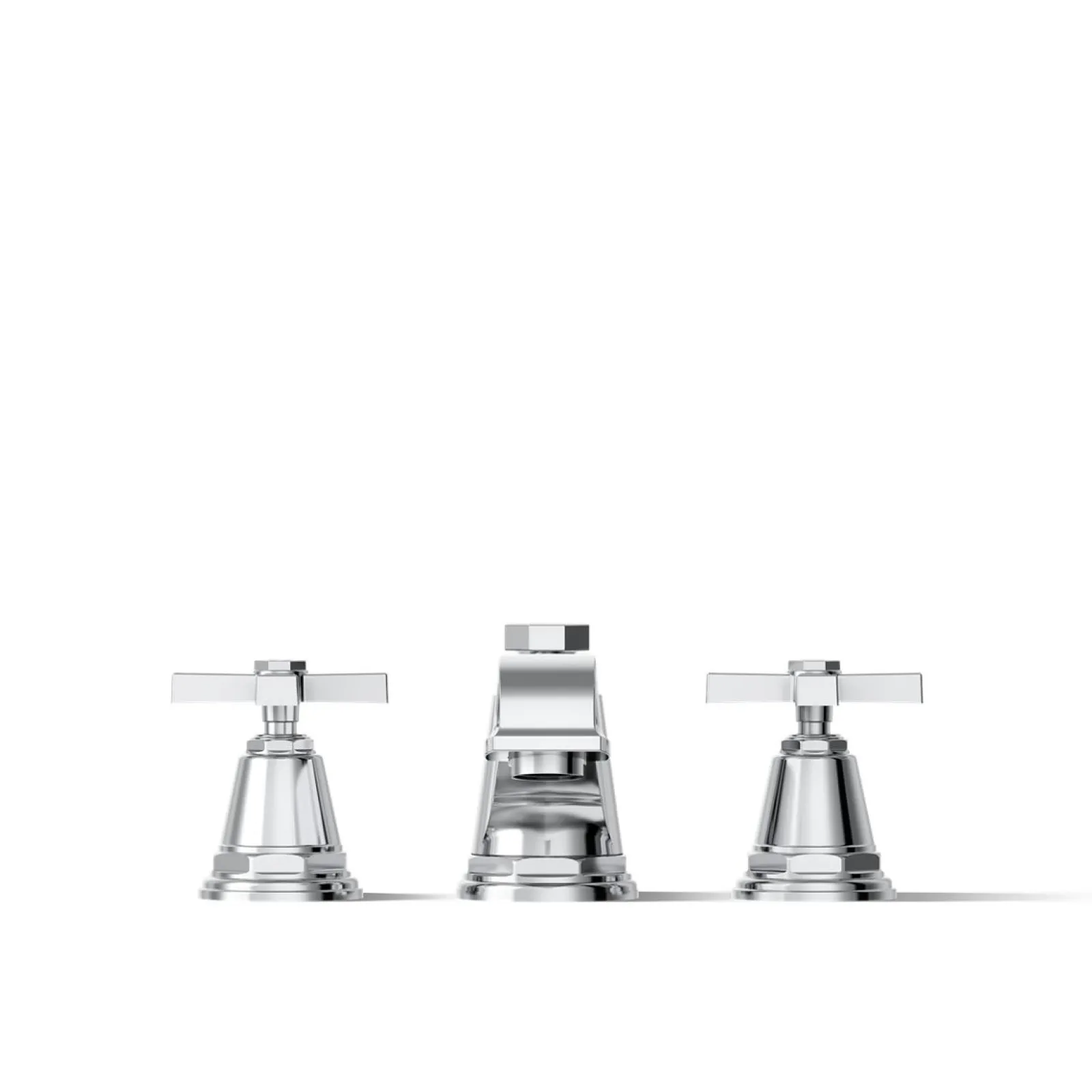Deck-mount bath faucet trim with cross handles^Kohler Discount