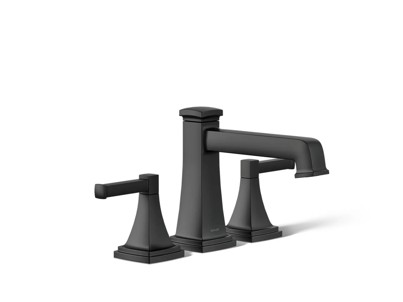 Deck-mount bath faucet trim with diverter^Kohler Hot