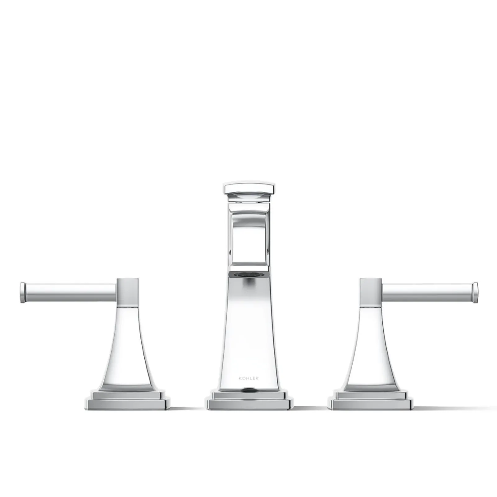 Deck-mount bath faucet trim with diverter^Kohler Hot