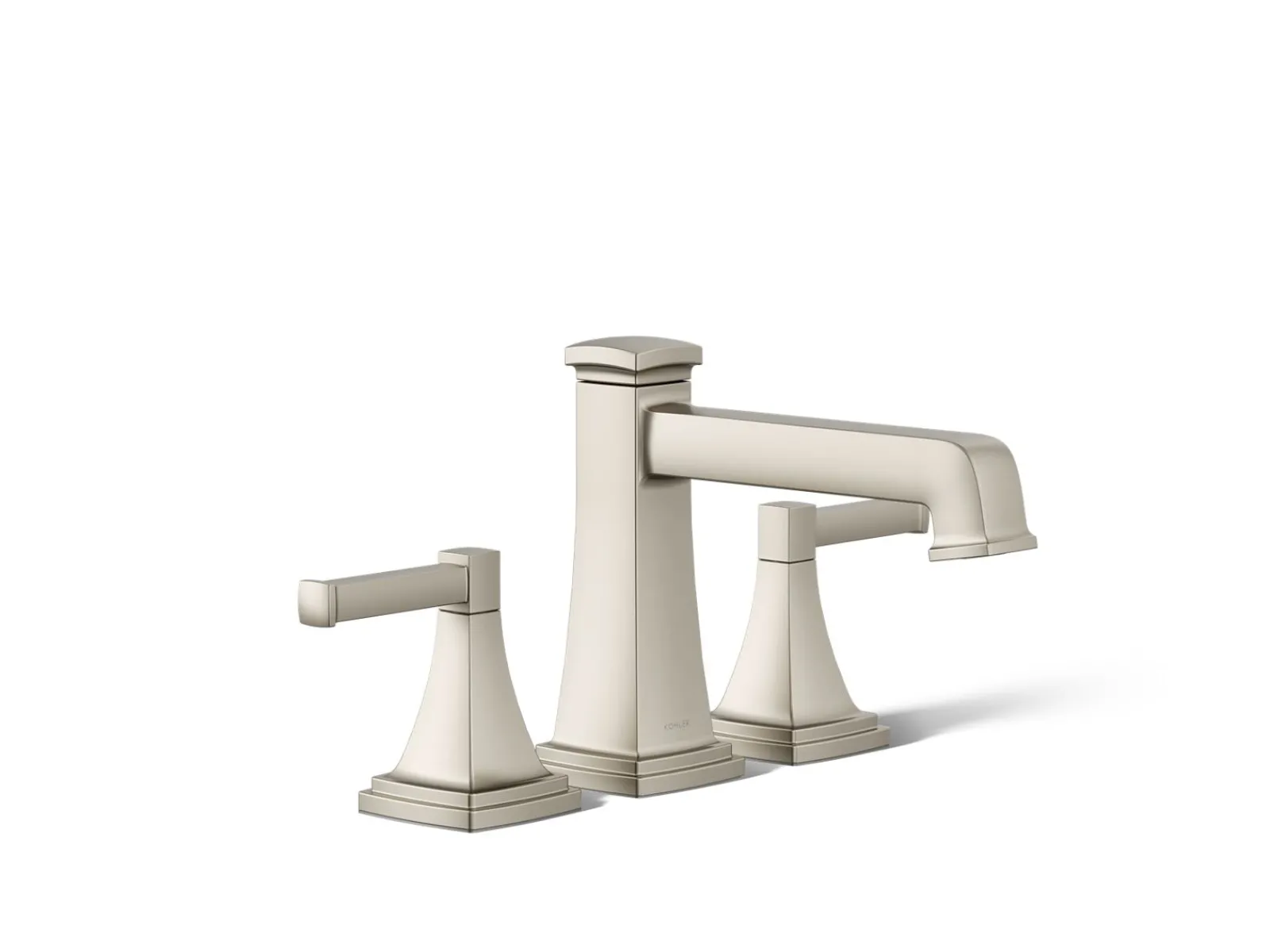 Deck-mount bath faucet trim with diverter^Kohler Hot
