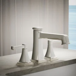 Deck-mount bath faucet trim with diverter^Kohler Hot
