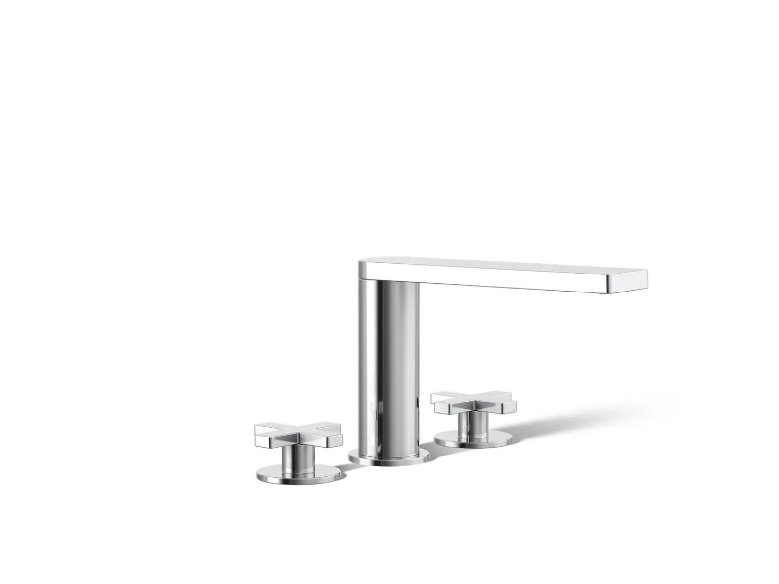 Deck-mount bath faucet with cross handles^Kohler Online