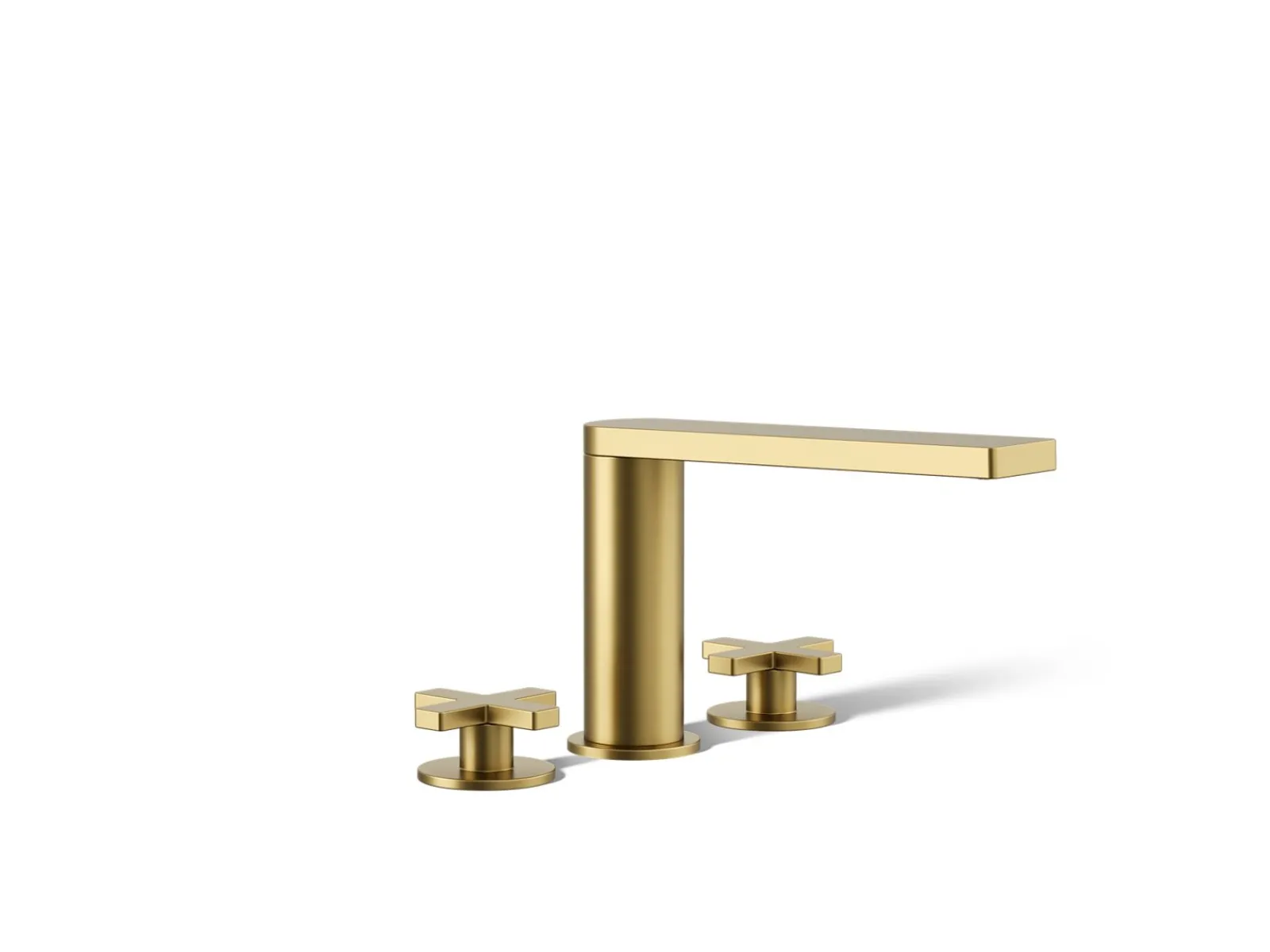 Deck-mount bath faucet with cross handles^Kohler Online