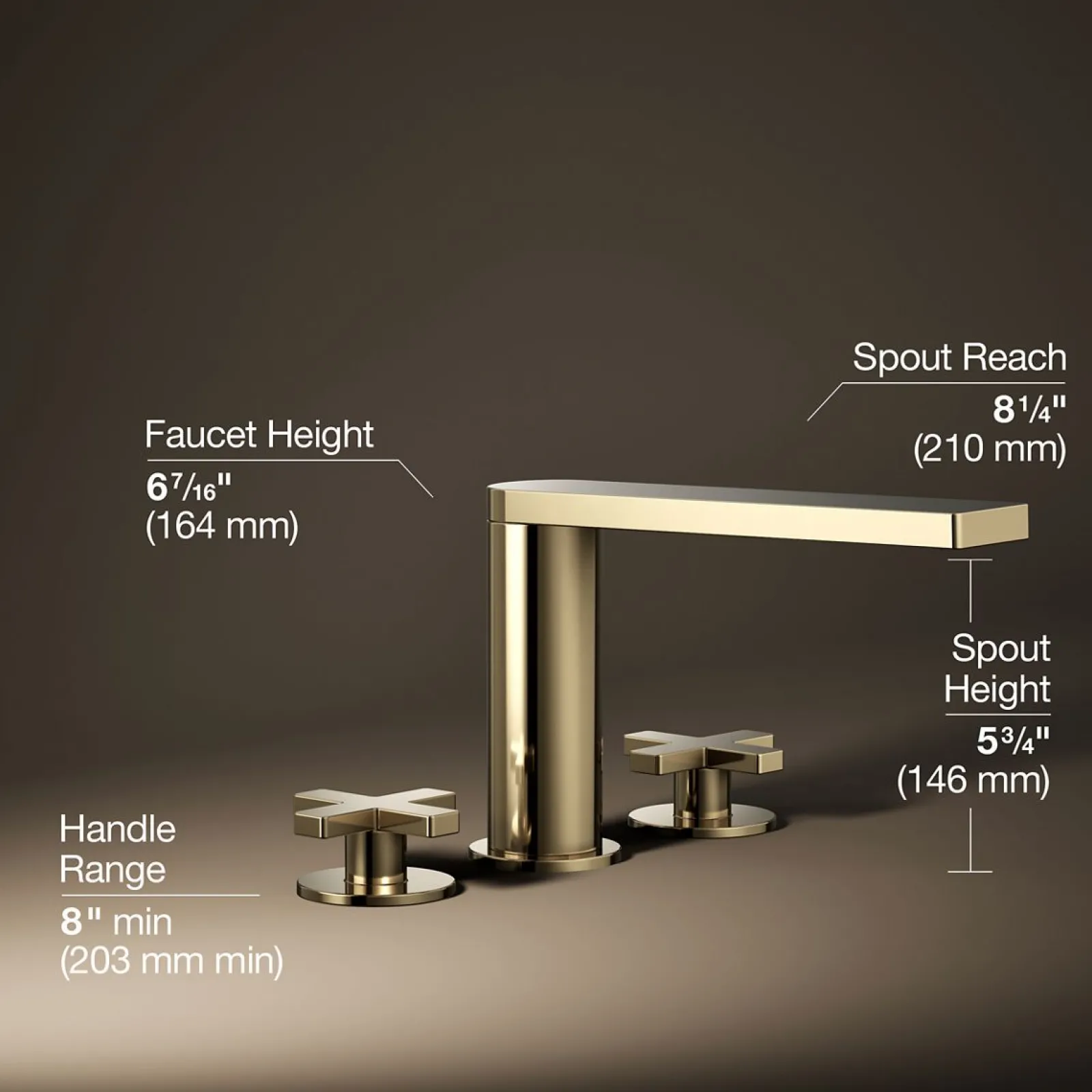 Deck-mount bath faucet with cross handles^Kohler Online