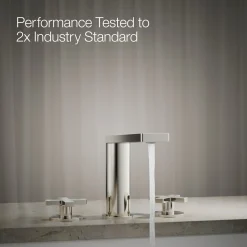 Deck-mount bath faucet with cross handles^Kohler Online