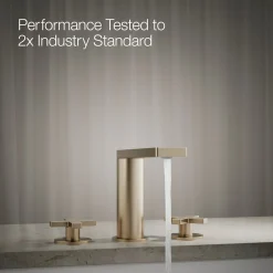 Deck-mount bath faucet with cross handles^Kohler Online