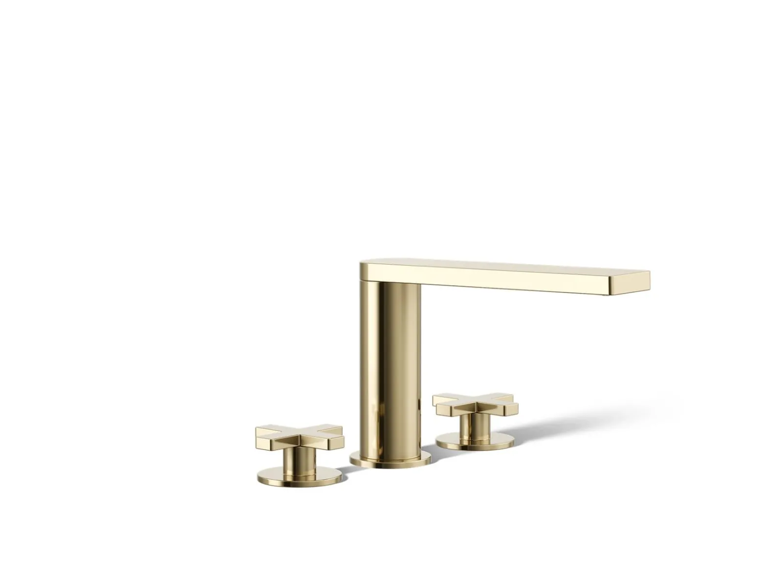 Deck-mount bath faucet with cross handles^Kohler Online