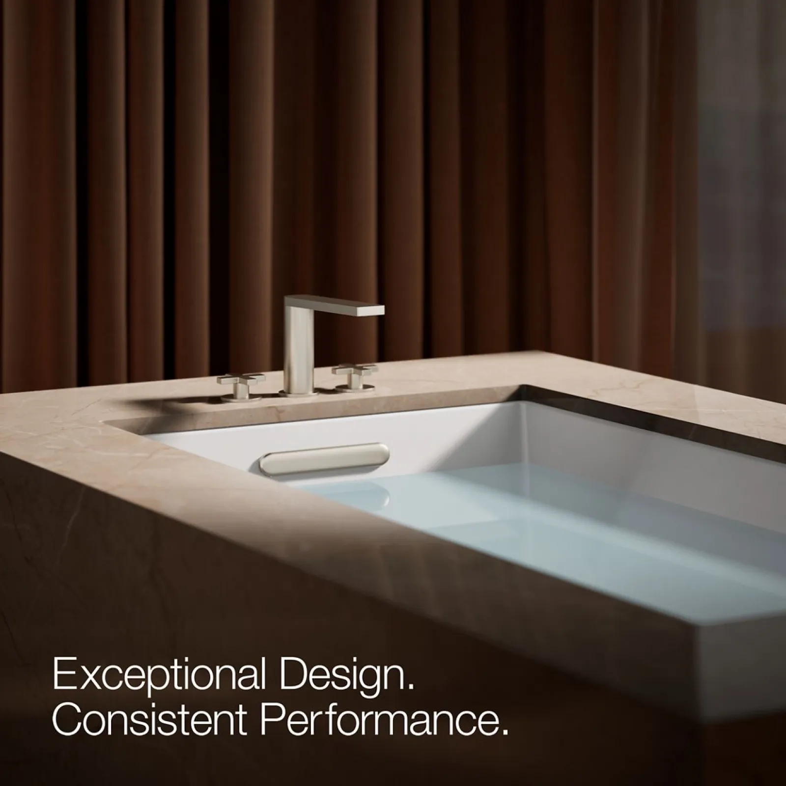 Deck-mount bath faucet with cross handles^Kohler Online