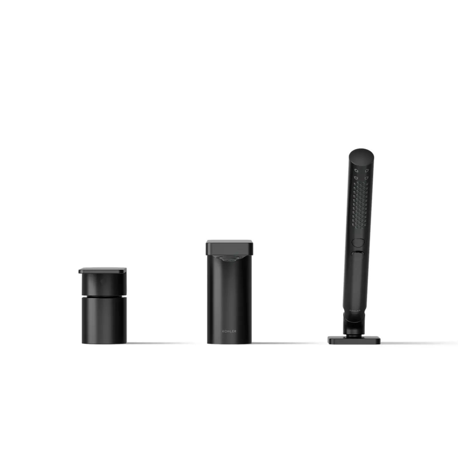 Deck-mount bath faucet with handshower^Kohler Online