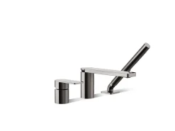 Deck-mount bath faucet with handshower^Kohler Online