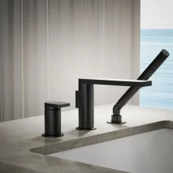 Deck-mount bath faucet with handshower^Kohler Best