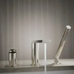 Deck-mount bath faucet with handshower^Kohler Best