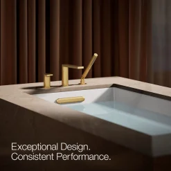 Deck-mount bath faucet with handshower^Kohler Best