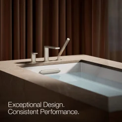 Deck-mount bath faucet with handshower^Kohler Best