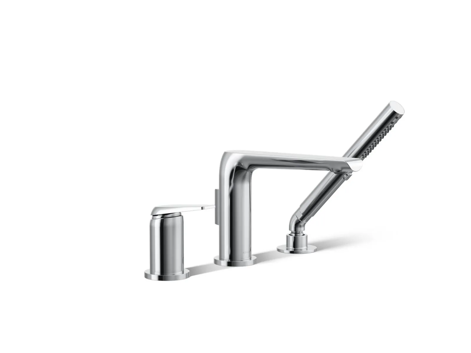 Deck-mount bath faucet with handshower^Kohler Online