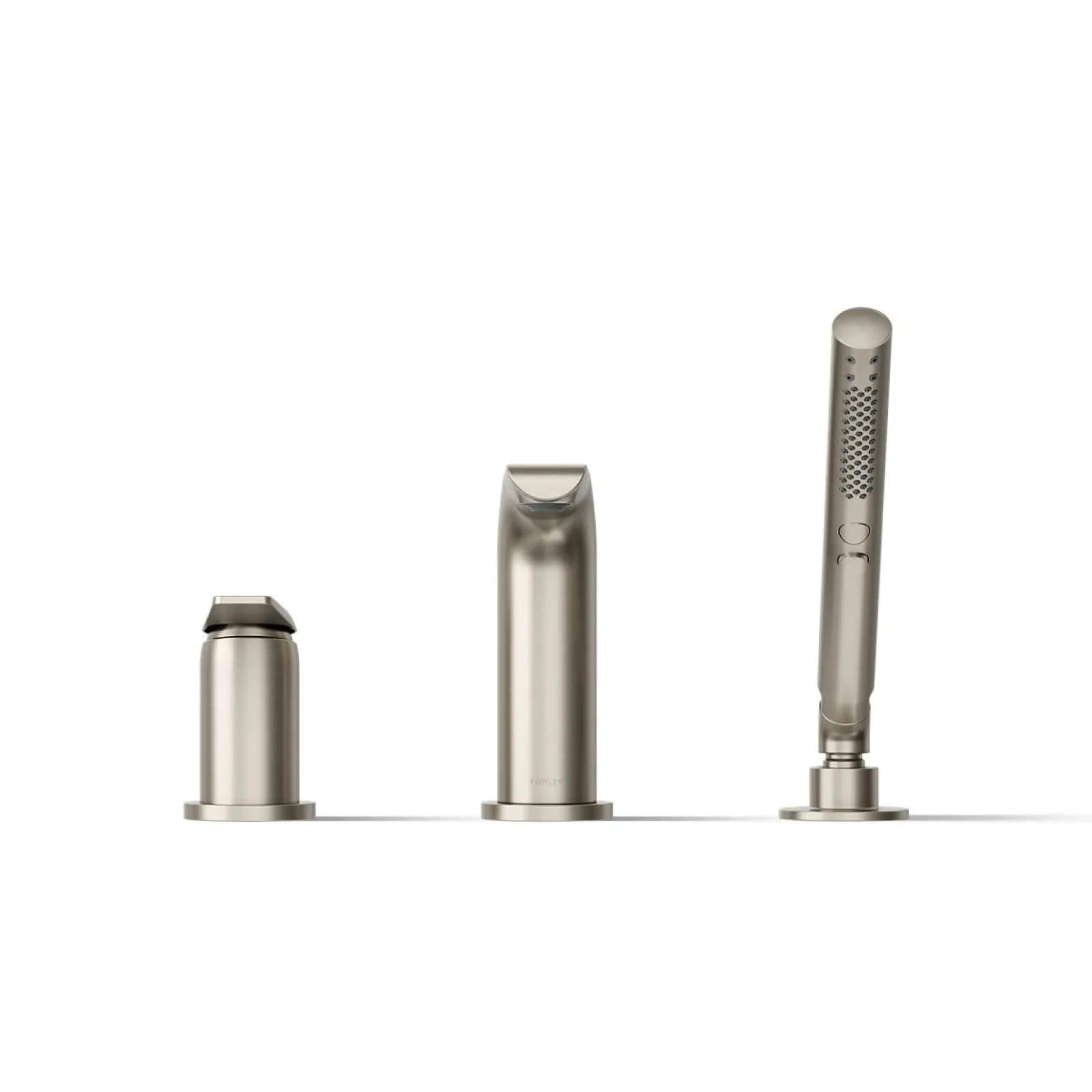 Deck-mount bath faucet with handshower^Kohler Online
