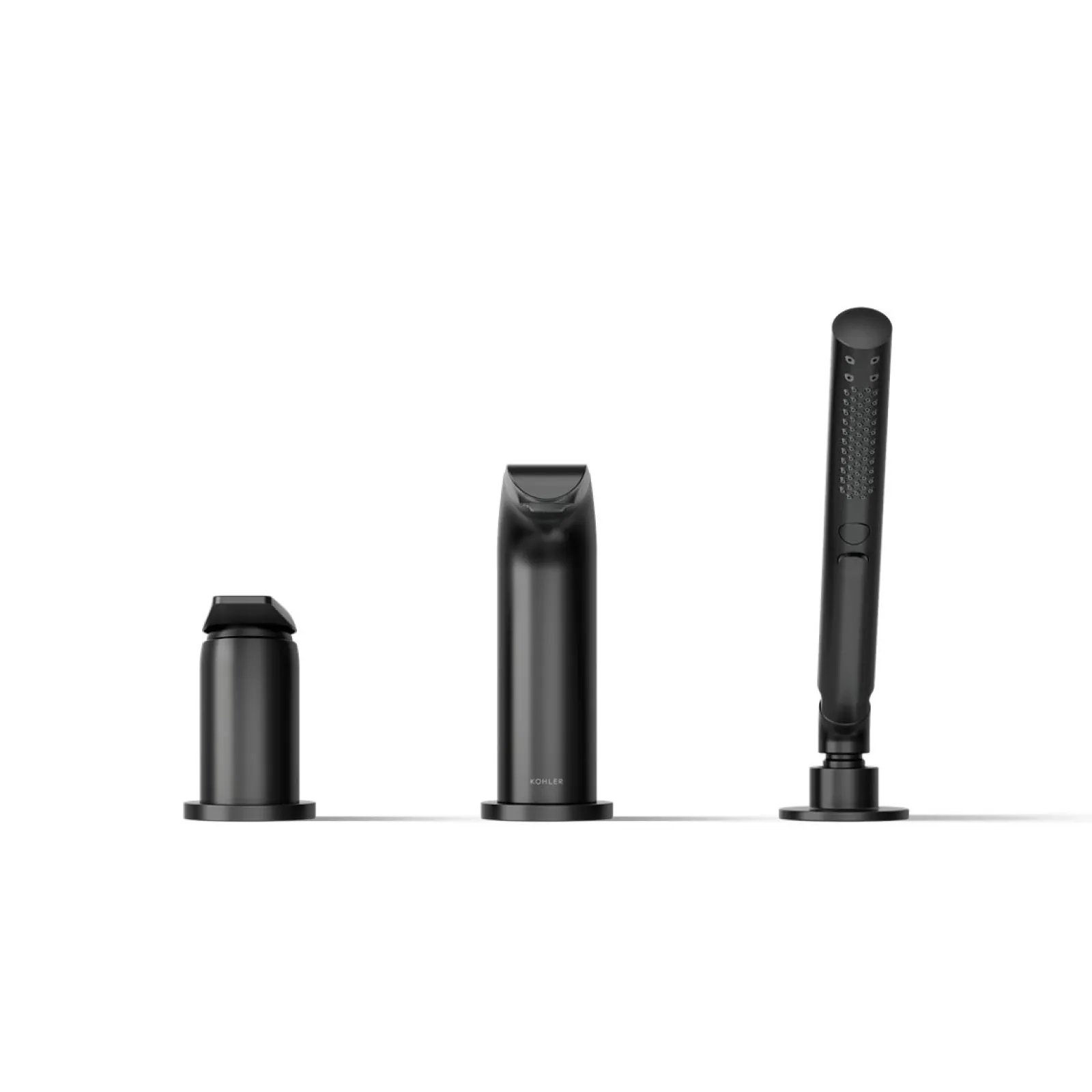 Deck-mount bath faucet with handshower^Kohler Online